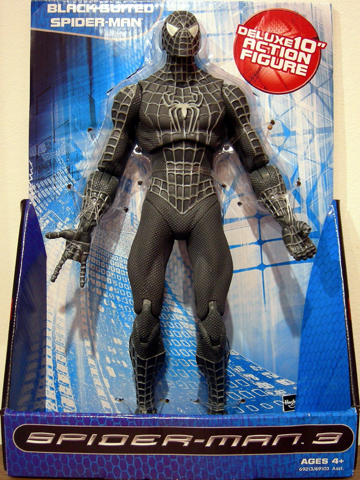 spiderman 3 action figures black