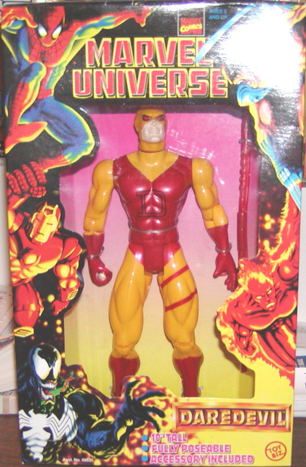 10 inch Daredevil, Marvel Universe, yellow, red