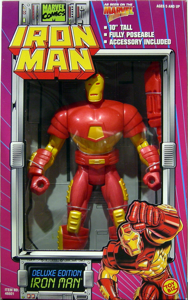 Iron Man Figure Animated Deluxe Edition 10 Inch Fully Poseable