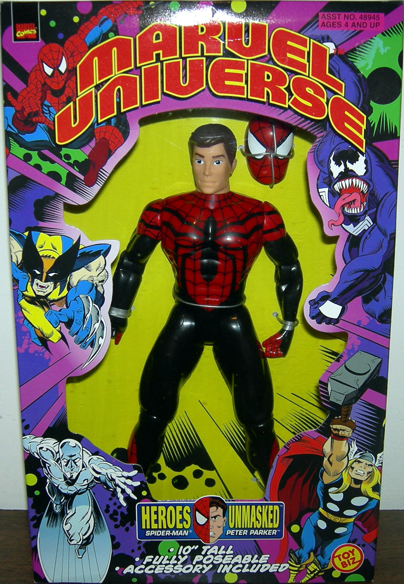 10 inch Heroes Unmasked Spider-Man / Peter Parker (Marvel