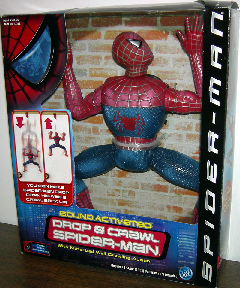 crawling spiderman toy