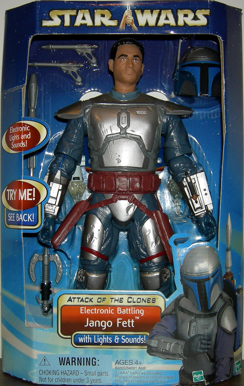 Hasbro Star Wars Attack Of The Clones Jango Fett Action Figure for sale online 
