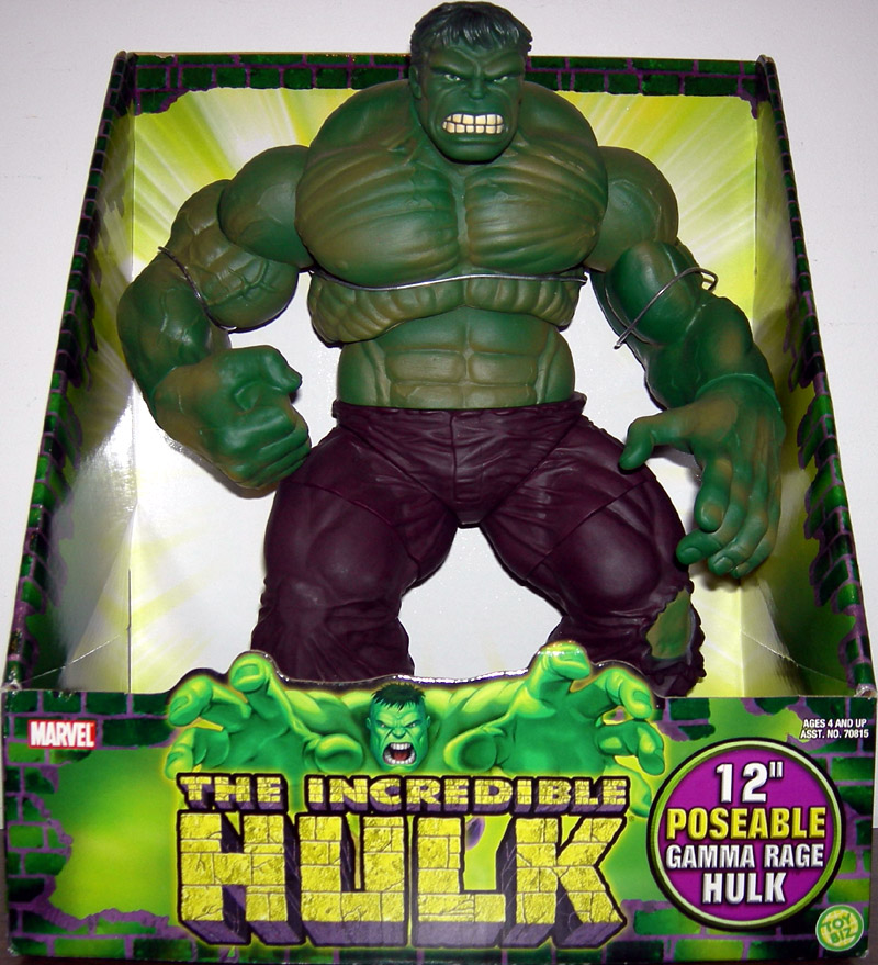 12 inch Poseable Gamma Rage Hulk Action 