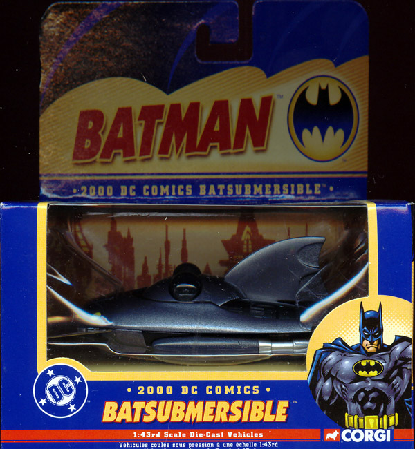 2000 Batsubmersible, 1-43rd scale die-cast