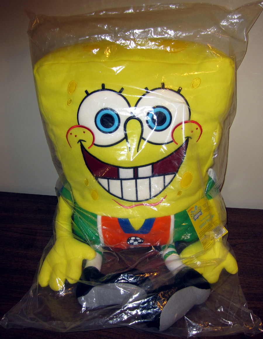 24 inch Soccer SpongeBob Cuddle Pillow Nickelodeon