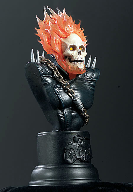 Marvel　ゴーストライダー　ミニバスト Ghost Rider Marvel Mini Bust Bowen Thomas Kuntz # 3785/6000