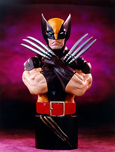 wolverine bust statue