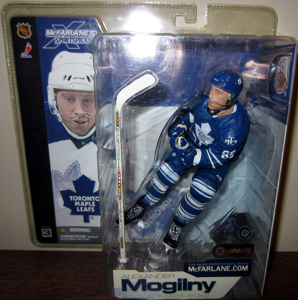 Alexander Mogilny Blue Jersey SportsPicks action figure