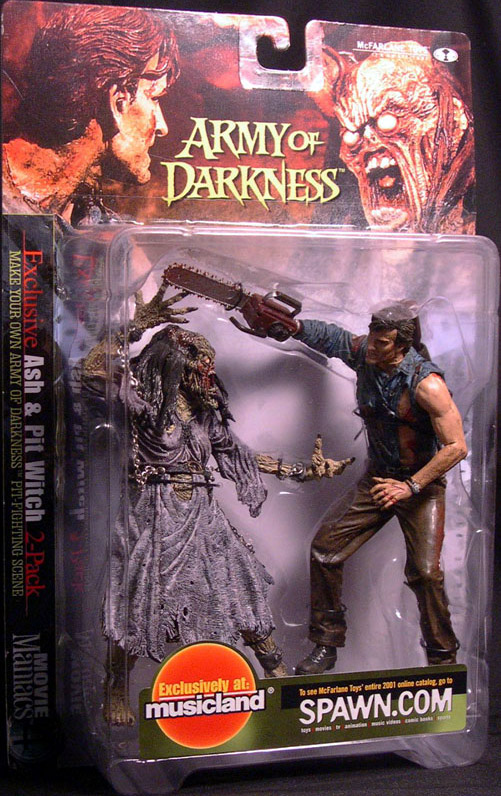Ash and Pit Witch Action Figures Army of Darkness McFarlane
