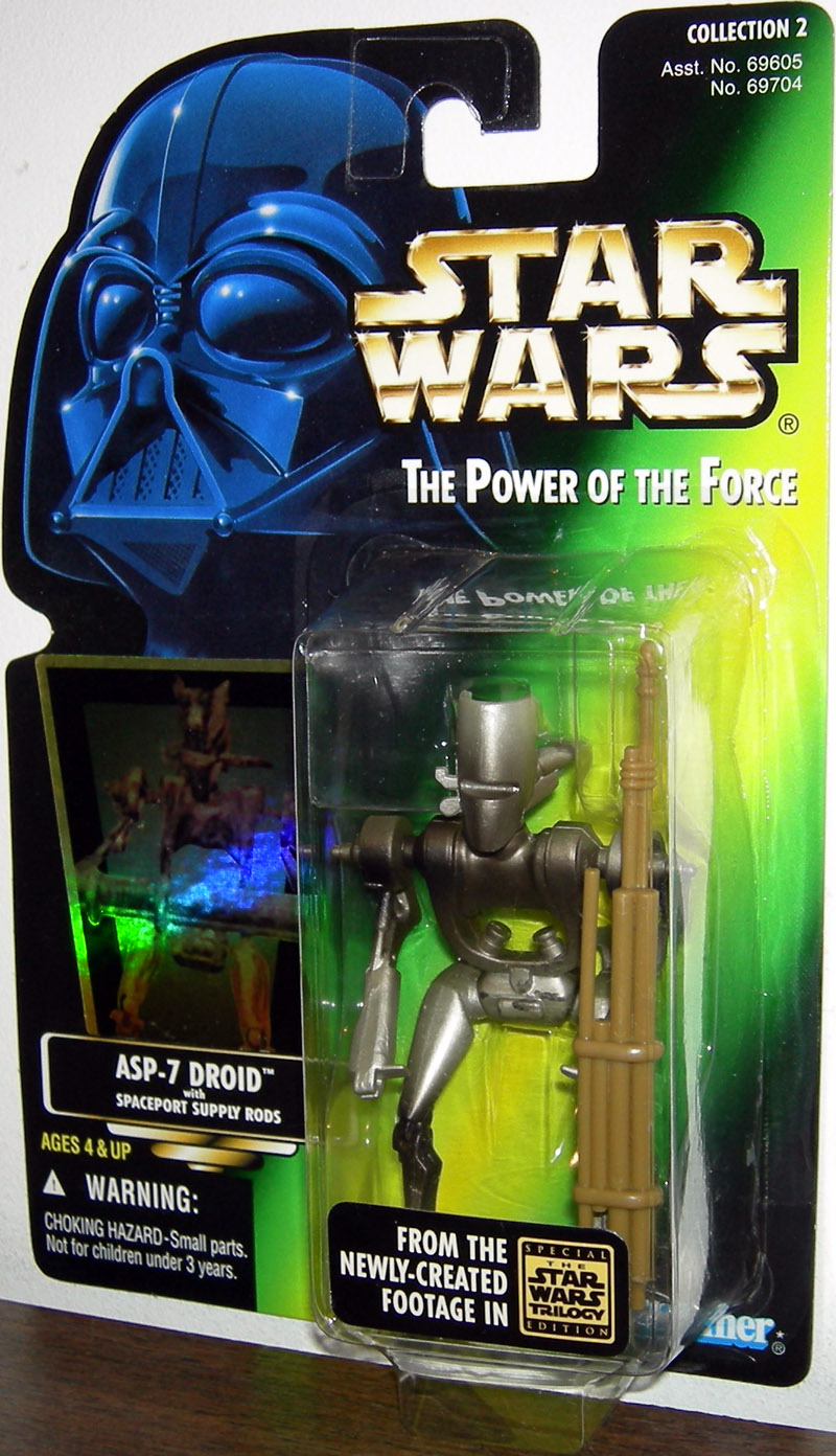 ASP-7 Droid Action Figure Star Wars Power Force Kenner