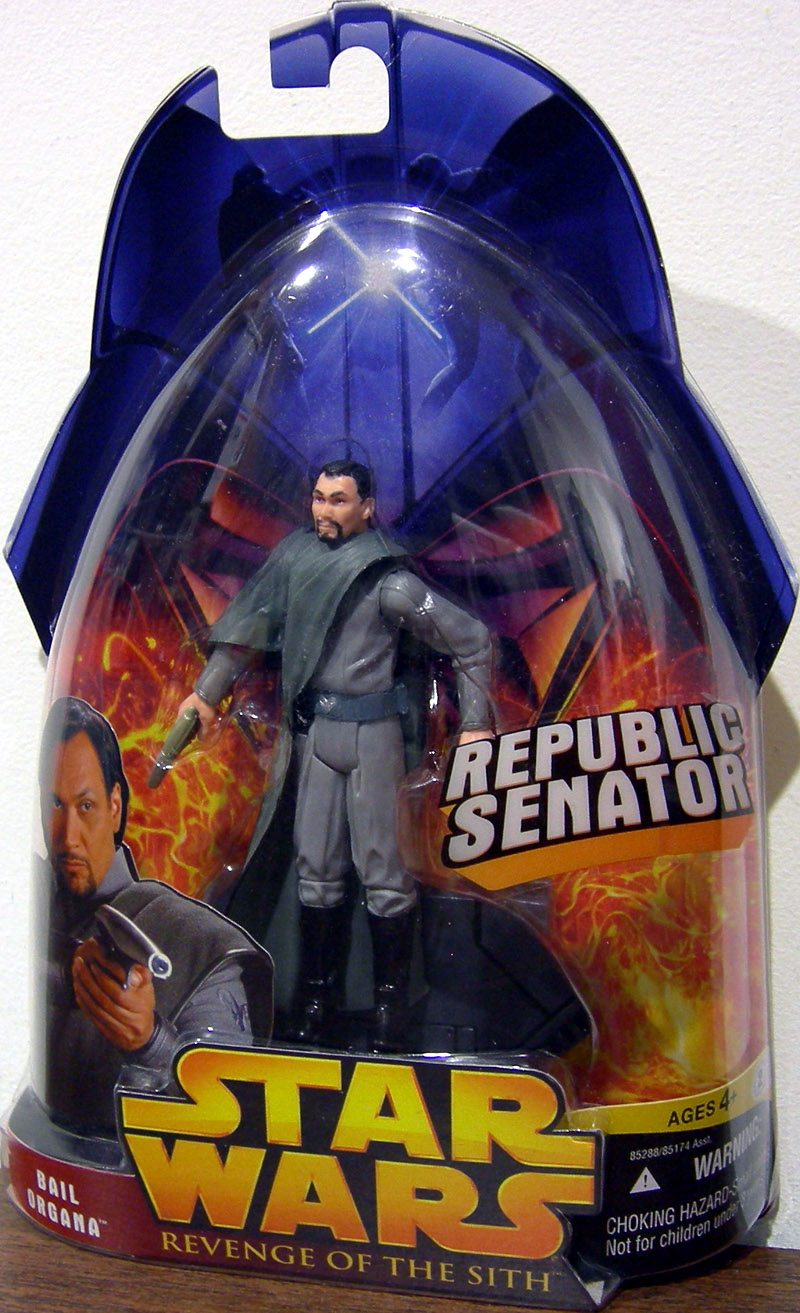 Star Wars ROTS Bail Organa Republic Senator 3.75" Action Figure 