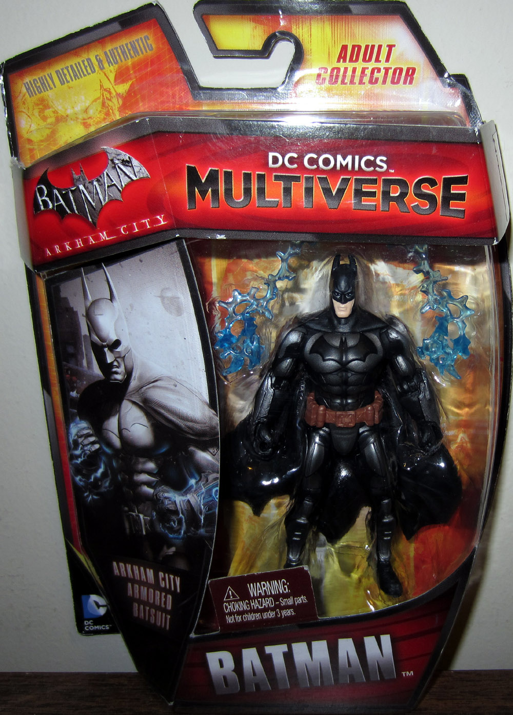 Dc Batman Multiverse Arkham City Batsuit HTF Batman 3.75 Figure 