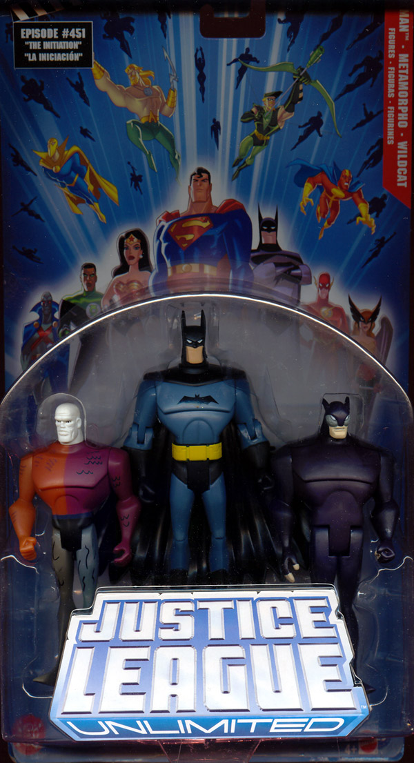 Batman, Metamorpho Wildcat 3-Pack Justice League Unlimited