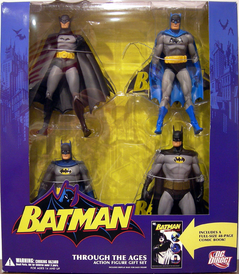 DC Direct Batman Through The Ages Action Figure Gift Set 48 PG Comic for sale online 
