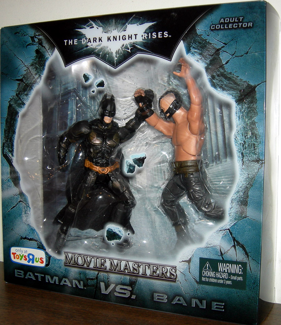 Batman Vs Bane Figures Movie Masters Dark Knight Rises Toys R Us Exclusive