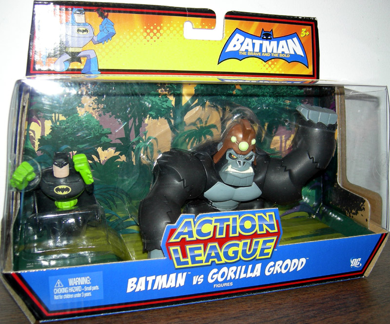 Batman vs Gorilla Grodd Action League Figures Mattel