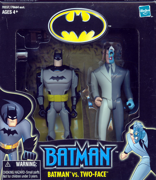 Batman Tech Suit Batman VS. Two Face Figurines Unopened in Box