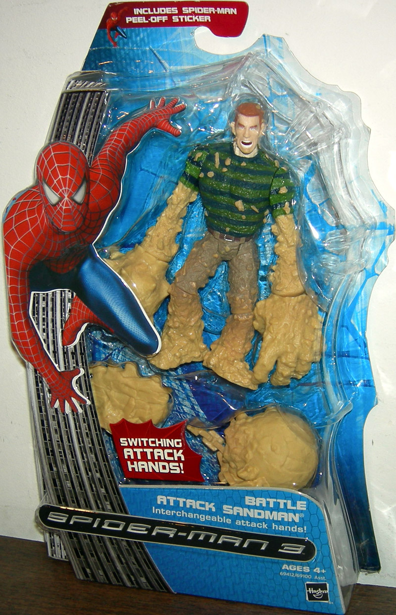 spiderman 3 sandman action figure