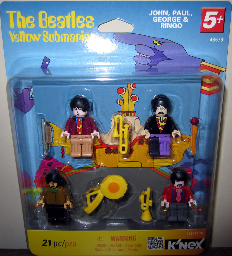 LEGOYellowSubmarineとK´nex Beatles Figure-