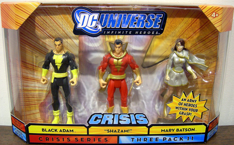 Black Adam Shazam Mary Batson Infinite Heroes Crisis action figures