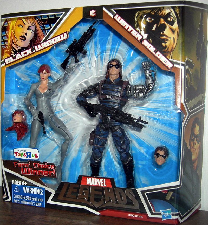 Black Widow Winter Soldier Variant Marvel Legends Action Figures