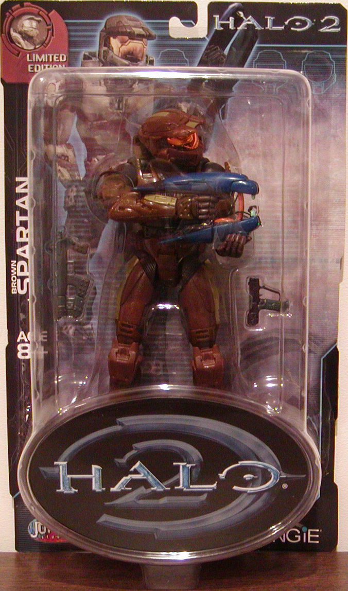 Joyride Halo 2 limited edition Gold Spartan figure with sniper rifle sold VHTF