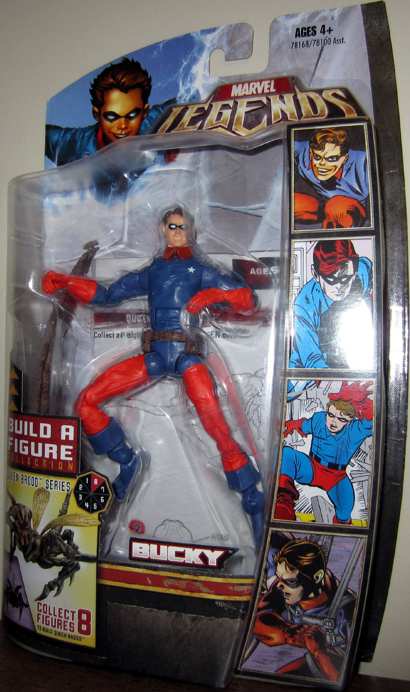 Bucky Action Figure Marvel Legends Queen Brood Series