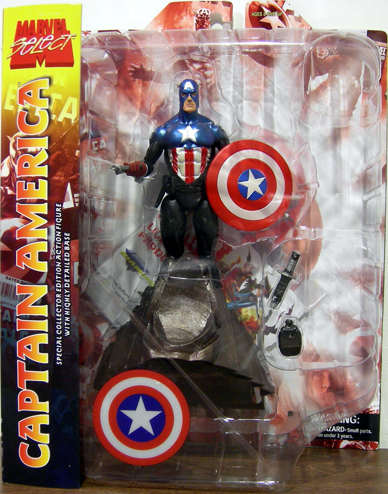 marvel select bucky captain america