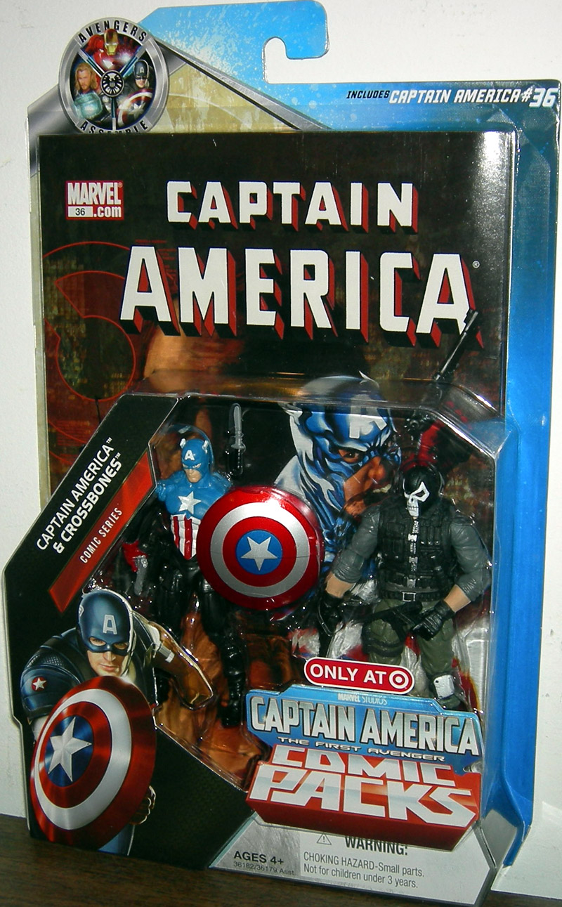 Captain America Crossbones 36 Comic Pack action figures