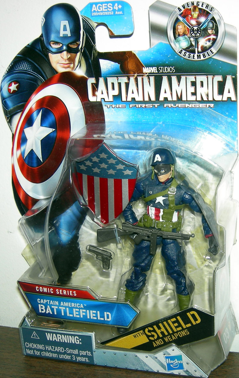 Captain Is This The Battlefield Captain America Battlefield Action Figure 03 Hasbro