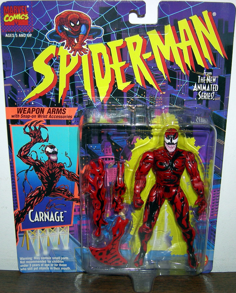 Carnage Figure Spider-Man Animated Series Toy Biz
