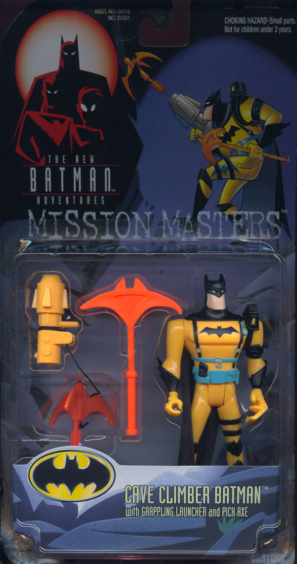 Cave Climber Batman Action Figure New Adventures Mission Masters