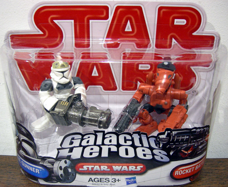 Star Wars Galactic Heroes Clone Wars Rocket Battle Droid Lot 