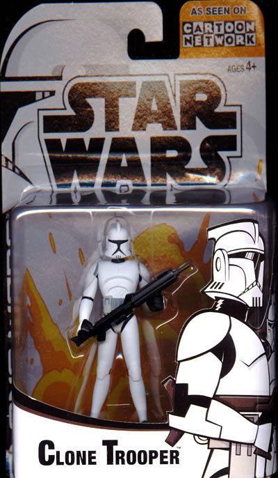 Clone Trooper Action Figure Cartoon Network Star Wars