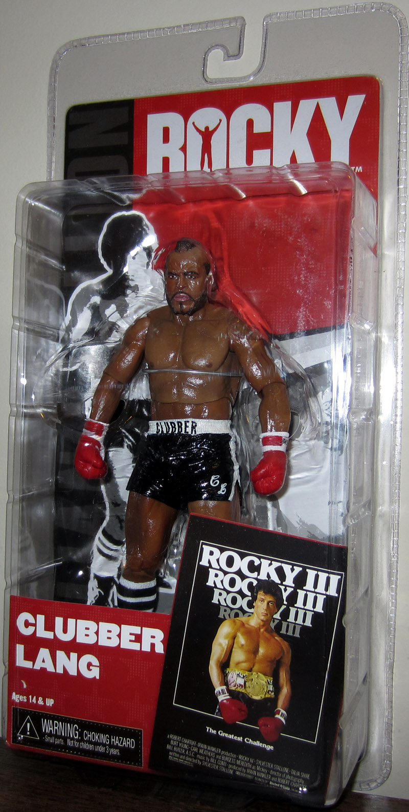 Clubber Lang Figure Rocky III Pre-Fight Black Trunks