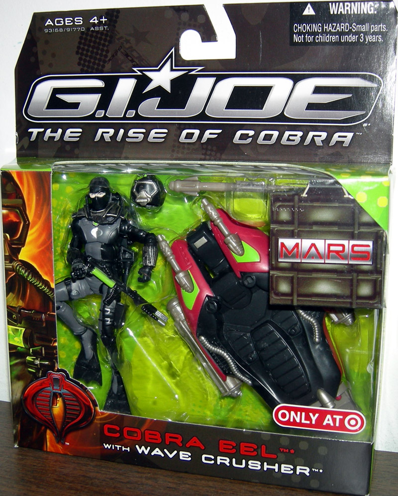 Cobra Eel with Wave Crusher Action Figure GI Joe