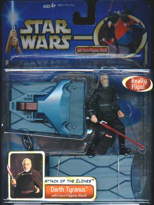 Darth Tyranus Deluxe Action Figure Star Wars Attack Clones