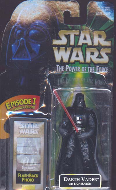 star wars power of the force potf2 flashback darth vader action figure