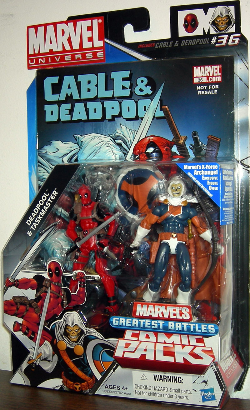 Hasbro Marvel Universe Deadpool and Taskmaster Action Figures for sale online 