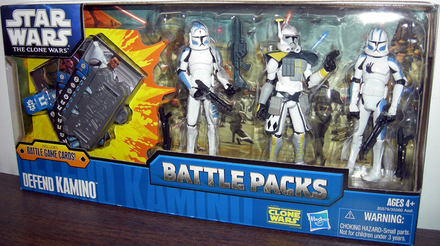 star wars clone wars action figures battle packs