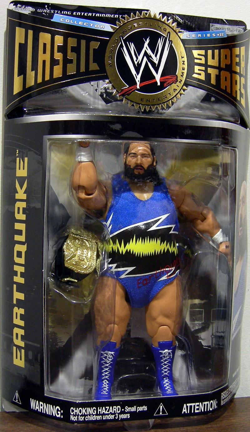 Earthquake series 22 WWE Classic SuperStars Action Figure Jakks