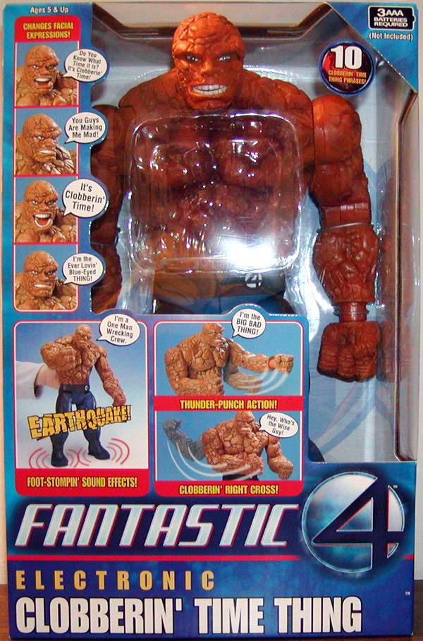 Fantastic 4 Electronic Clobberin' Time Thing Action Figure 
