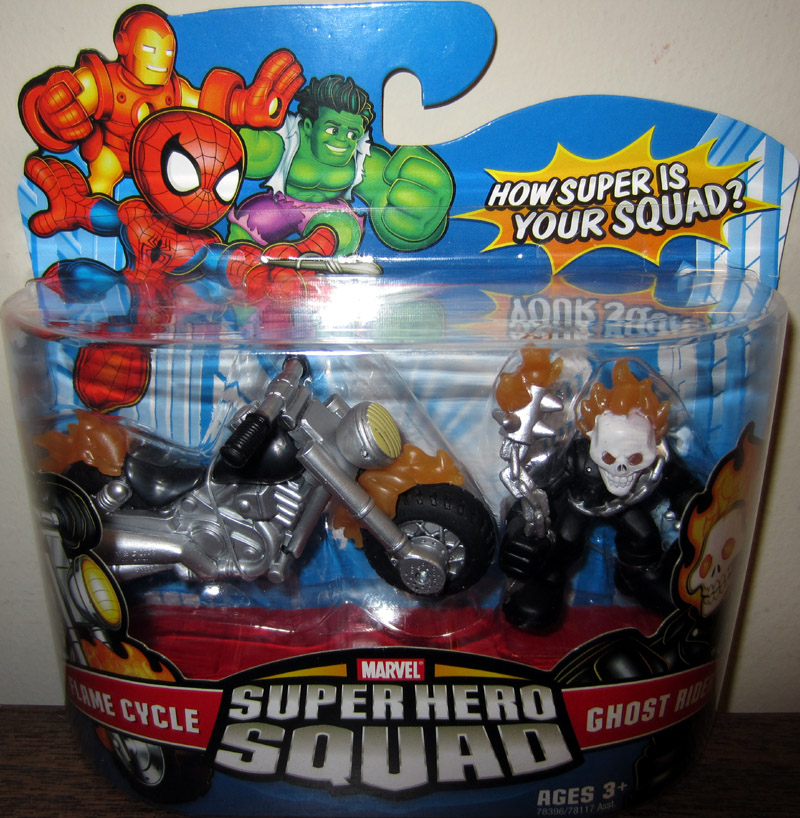 Marvel Super Hero Squad Ghost Rider From Motorcycle pack 