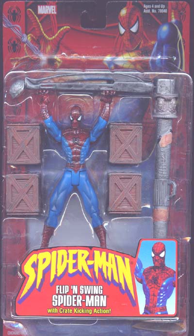 spiderman flip car toy