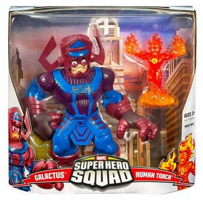 Galactus Human Torch Figures Super Hero Squad