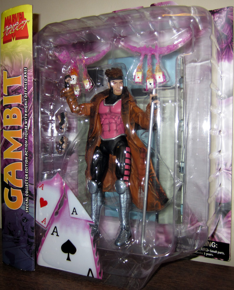Gambit Action Figure Diamond Select Toys Marvel Select 