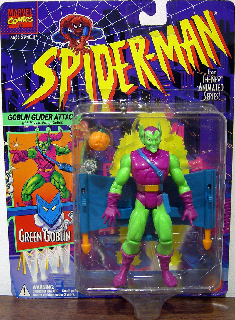 Green Goblin Action Figure Spider-Man Animated Toy Biz