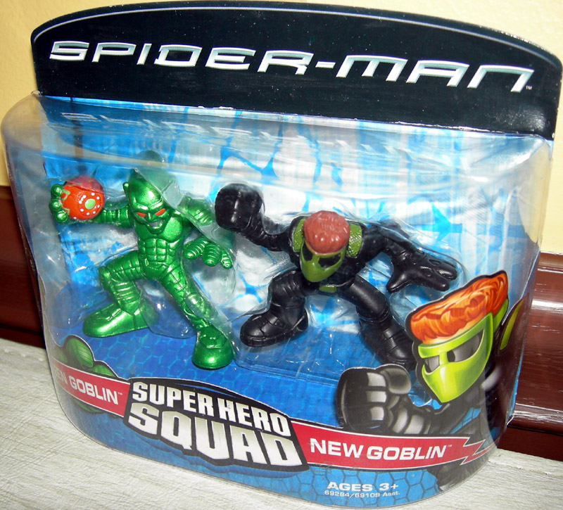 Imaginext DC/Marvel Super Hero Squad Figure-Green Goblin-New Goblin