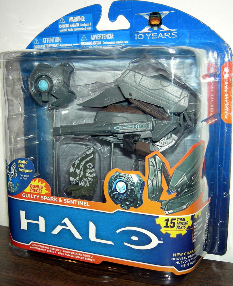 Halo Anniversary Series 2 Sentinel and Guilty Spark Figures