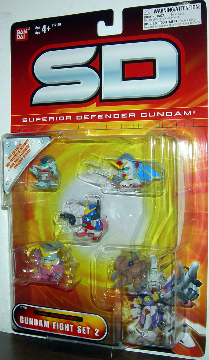 Gundam Fight Set 2 SD Superior Defender Action Figures